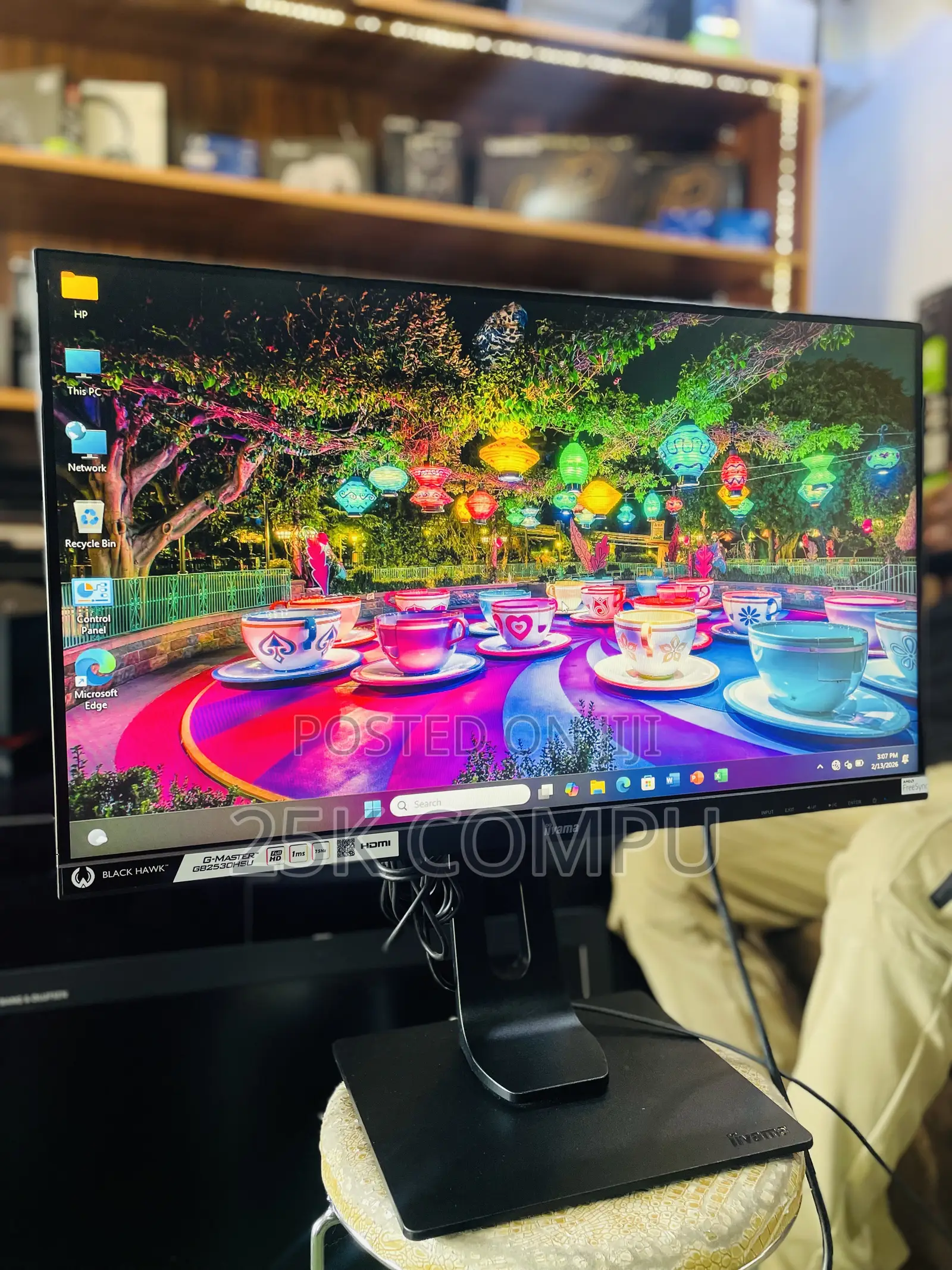 Iiyama 25 Inch Monitor, Ips, Hdmi, 1920x1080 FHD for sale - 25k compu ...