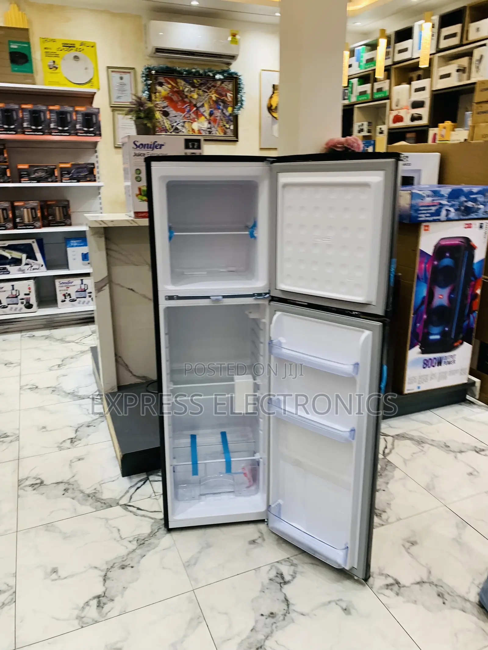 Call and Order for Pearl Dark Grey Double Door Fridge Pf-262tix