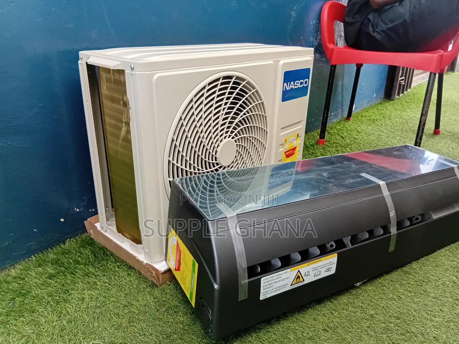 Nasco 1.5hp Mirror Air Conditioner–Premium Finish, Perfect Temperature