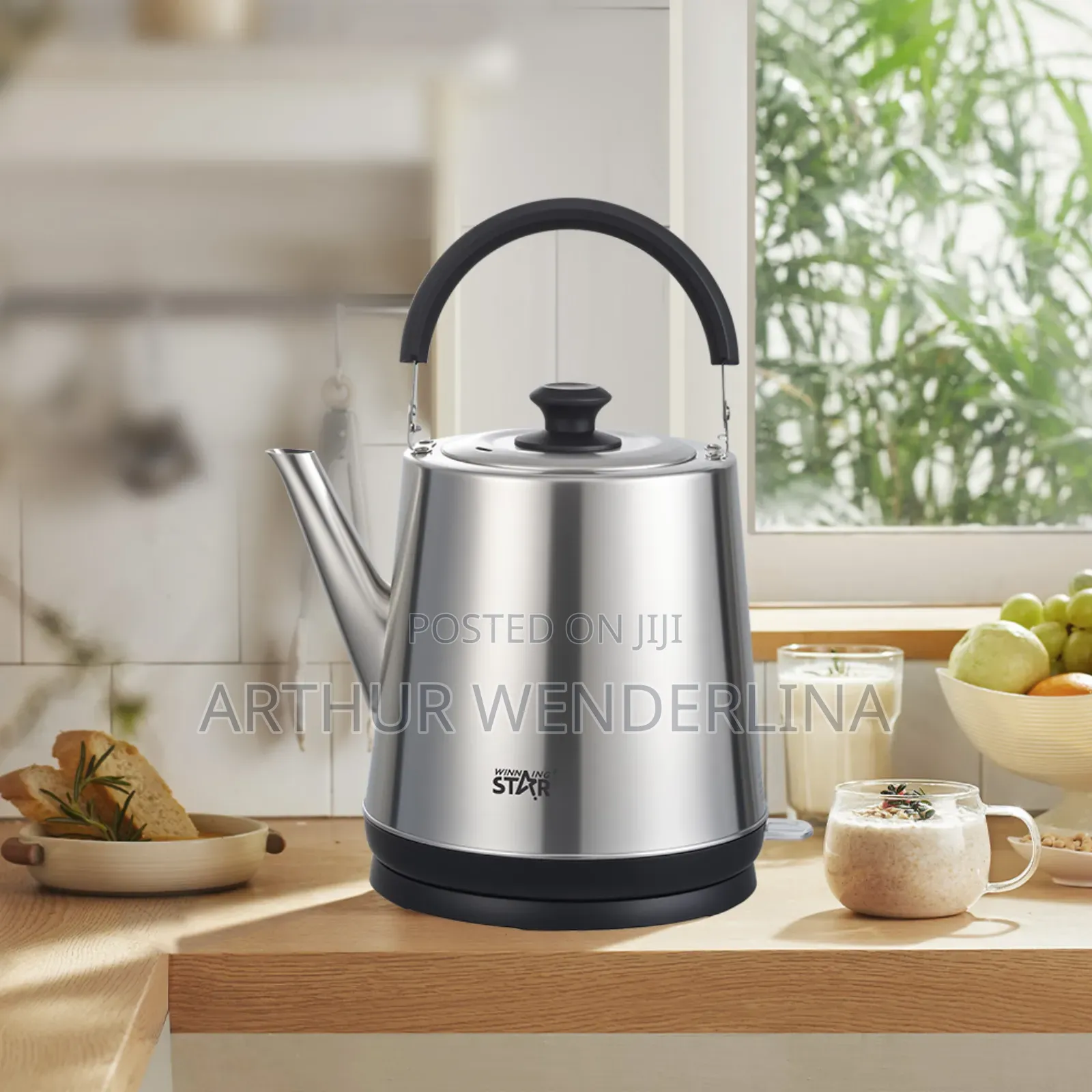 Winning Star Electric 5l Stainless Steel Kettle