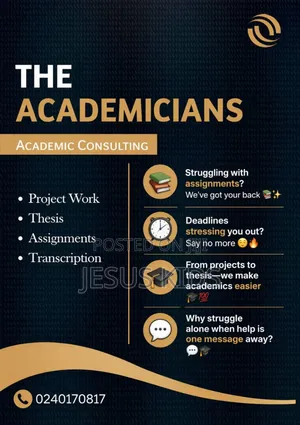 Writing of Project,Thesis,Assignment and Transcription