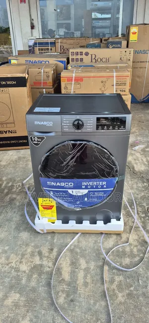 Nasco Gray Colour 10kg Washing Machine Full Automatic Brand New