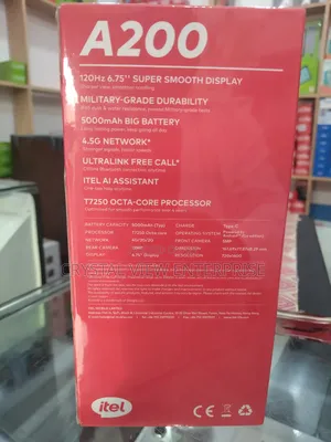 New Itel A200+ 128 GB Blue