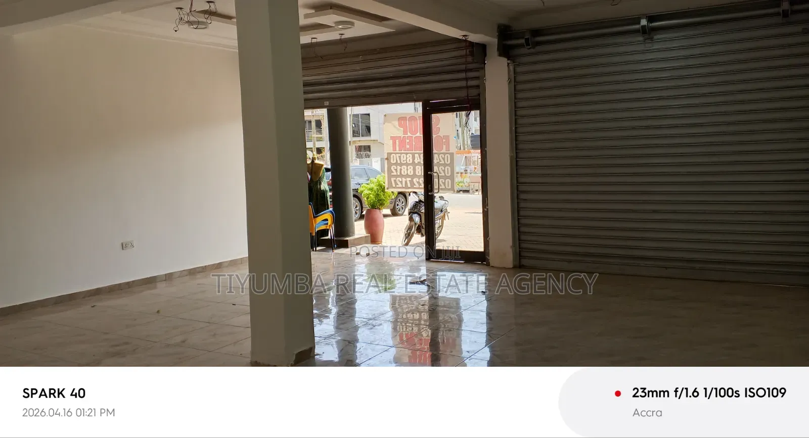 Double Shop for Rent .