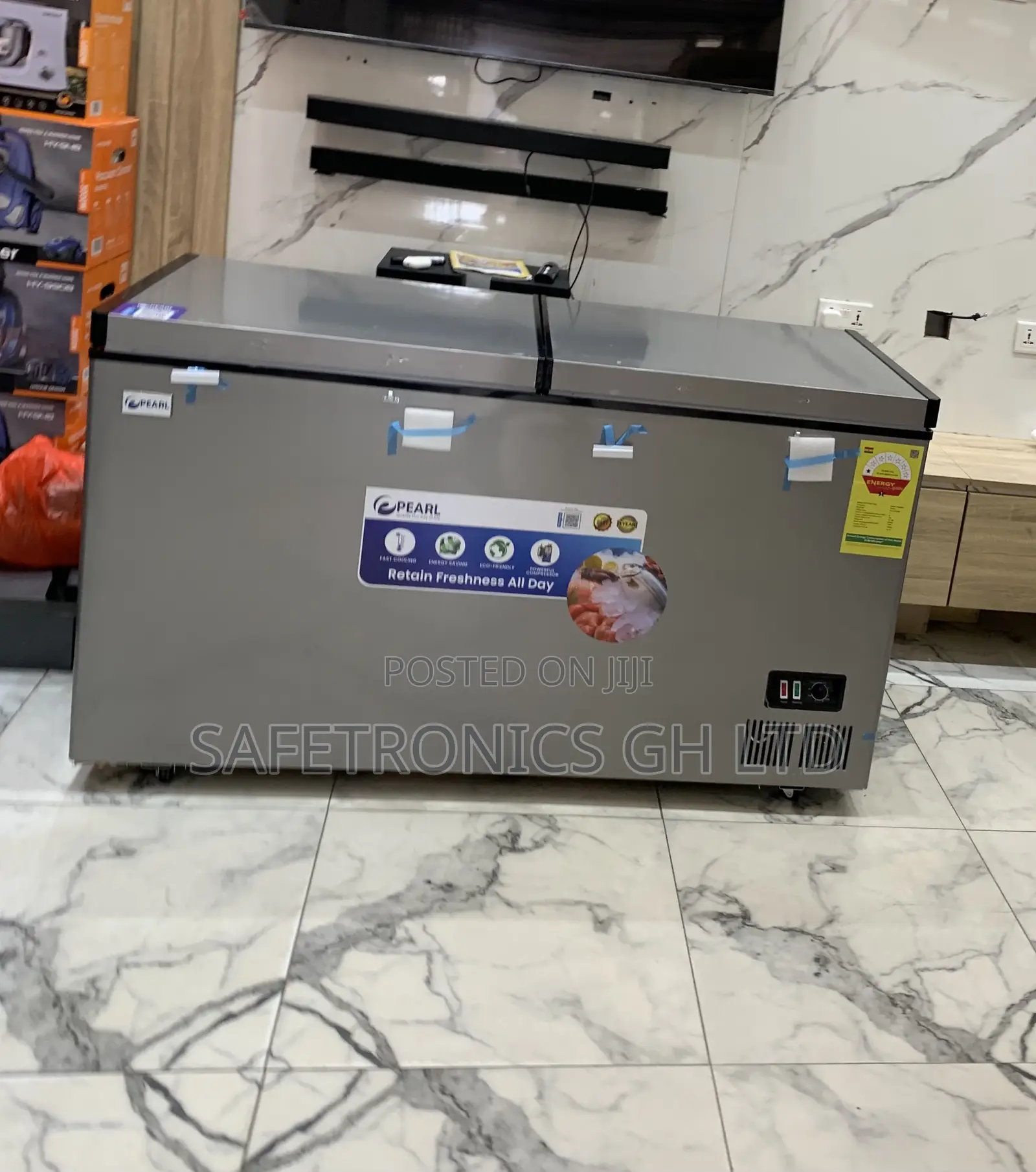 Try Massive Pearl PCF-5310-6f 458l Double-Door Chest Freezer