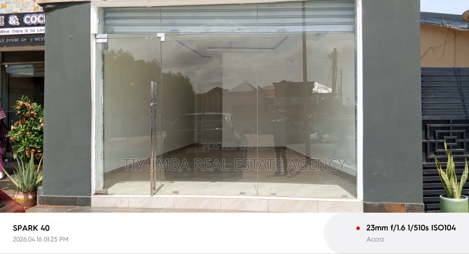 Single Shops for Rent.