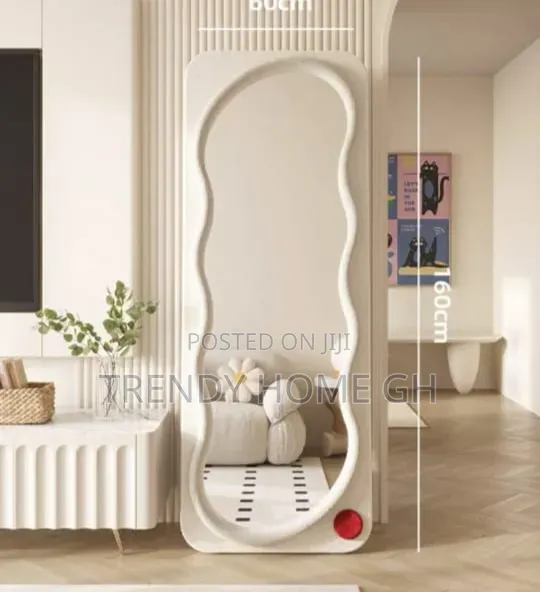 Standing Dressing Mirror Full Body View Elegant Design