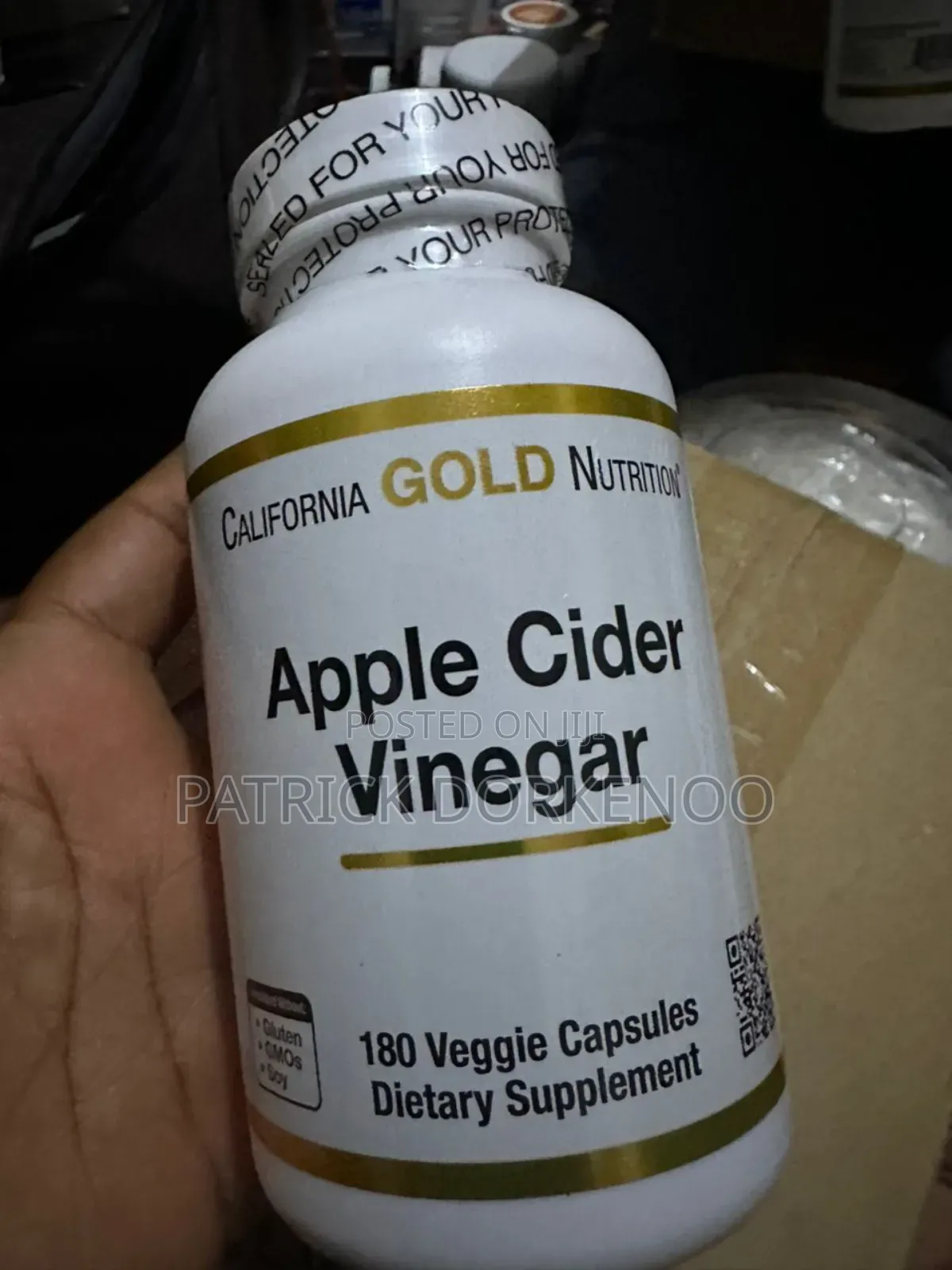 Apple Cider Vinegar Capsules (California Gold Nutrition)