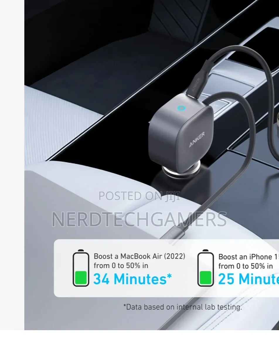 Anker Nano Car Charger (75w) Usb Port