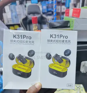 K31pro Solar Clip Button Microphone