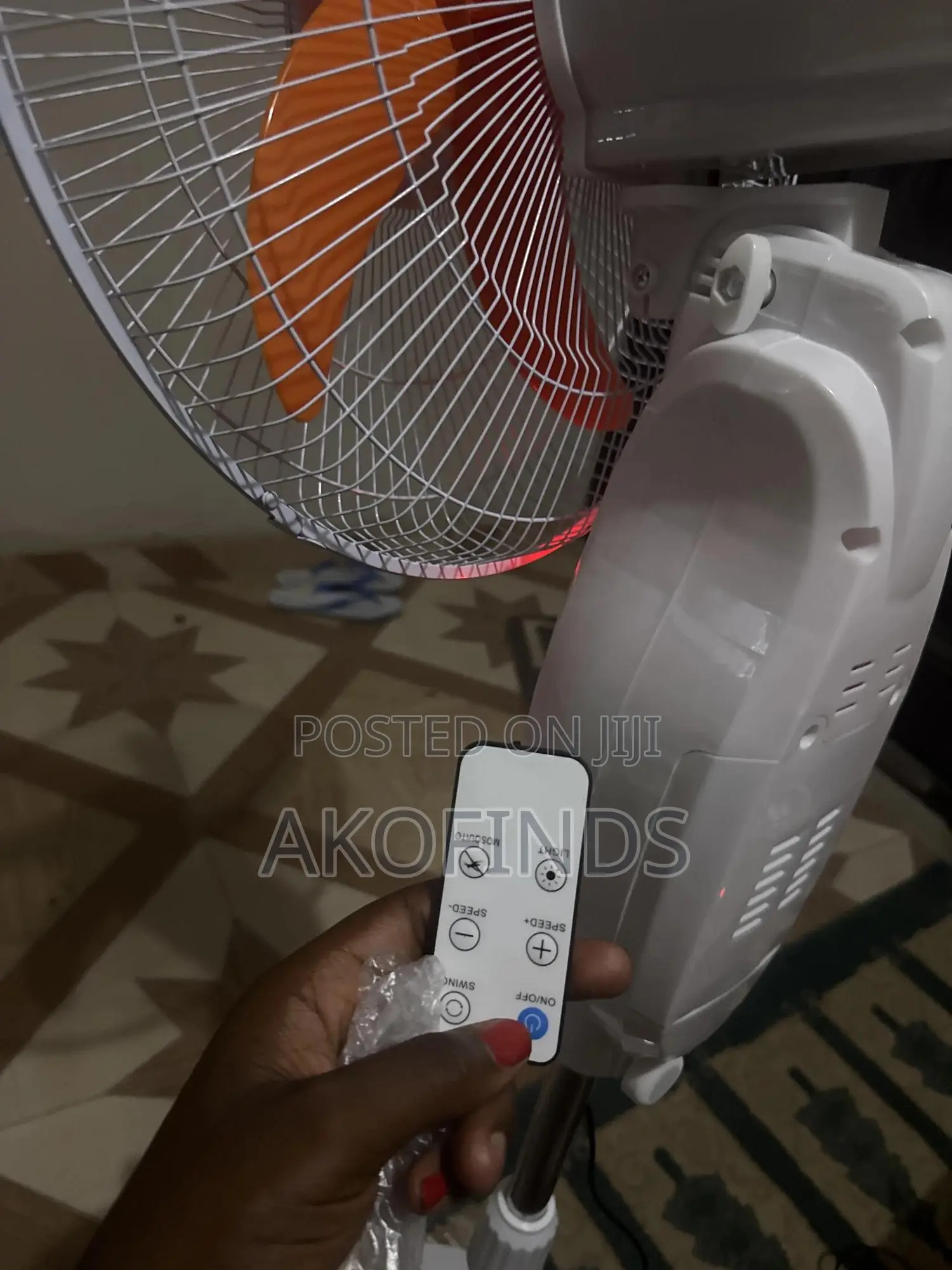 Long Solar Fan + Remote + Mosquito Repellant Light+Usb Charging
