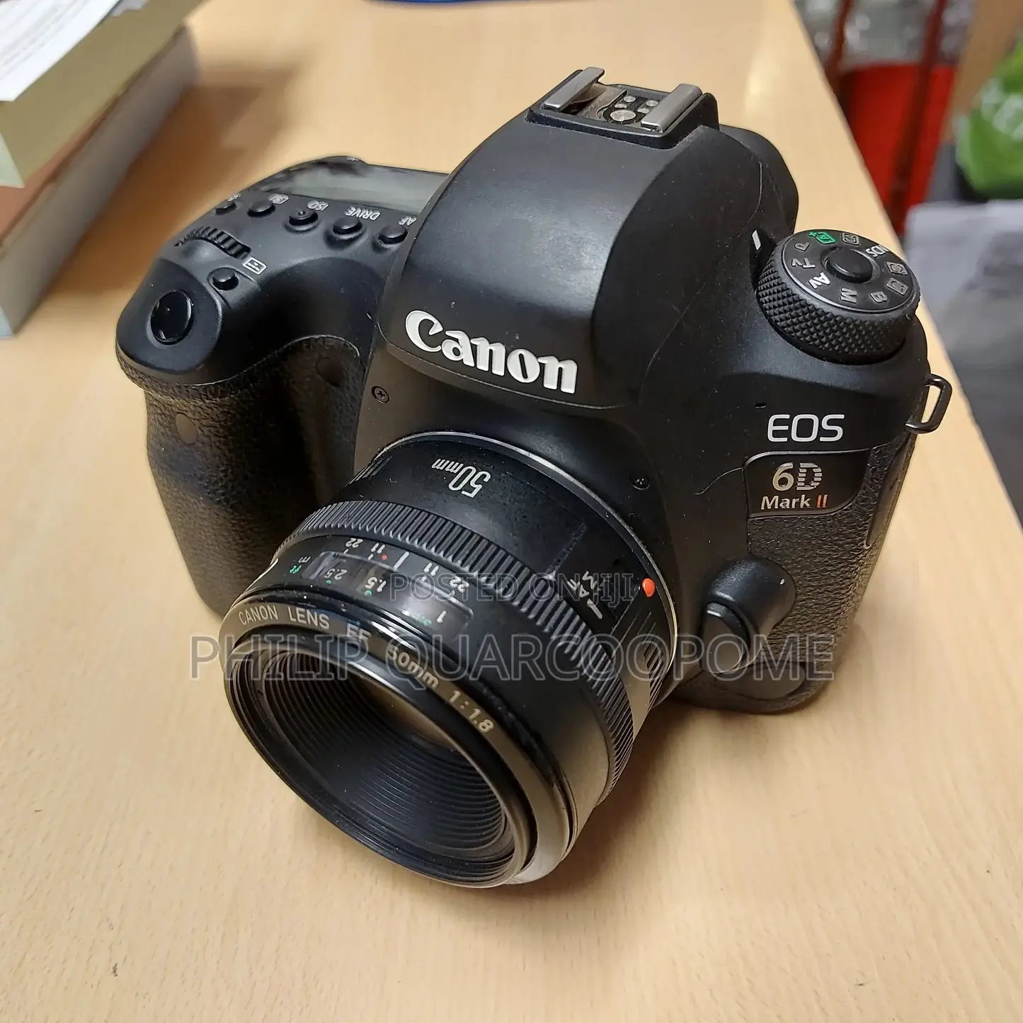 Canon 6d Dslr With 50mm Lens