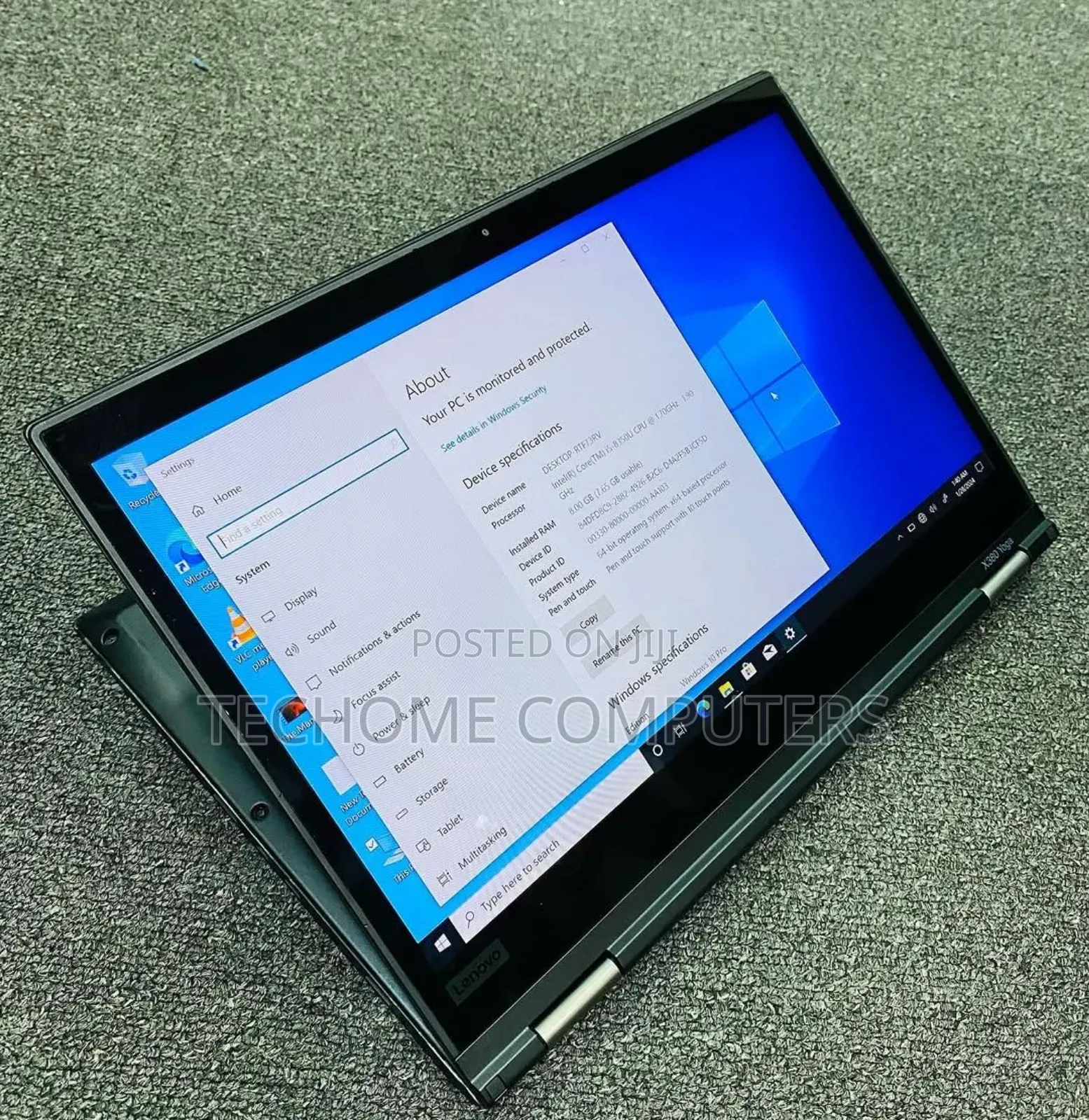 Laptop Lenovo ThinkPad X380 Yoga 8GB Intel Core i5 SSD 256GB