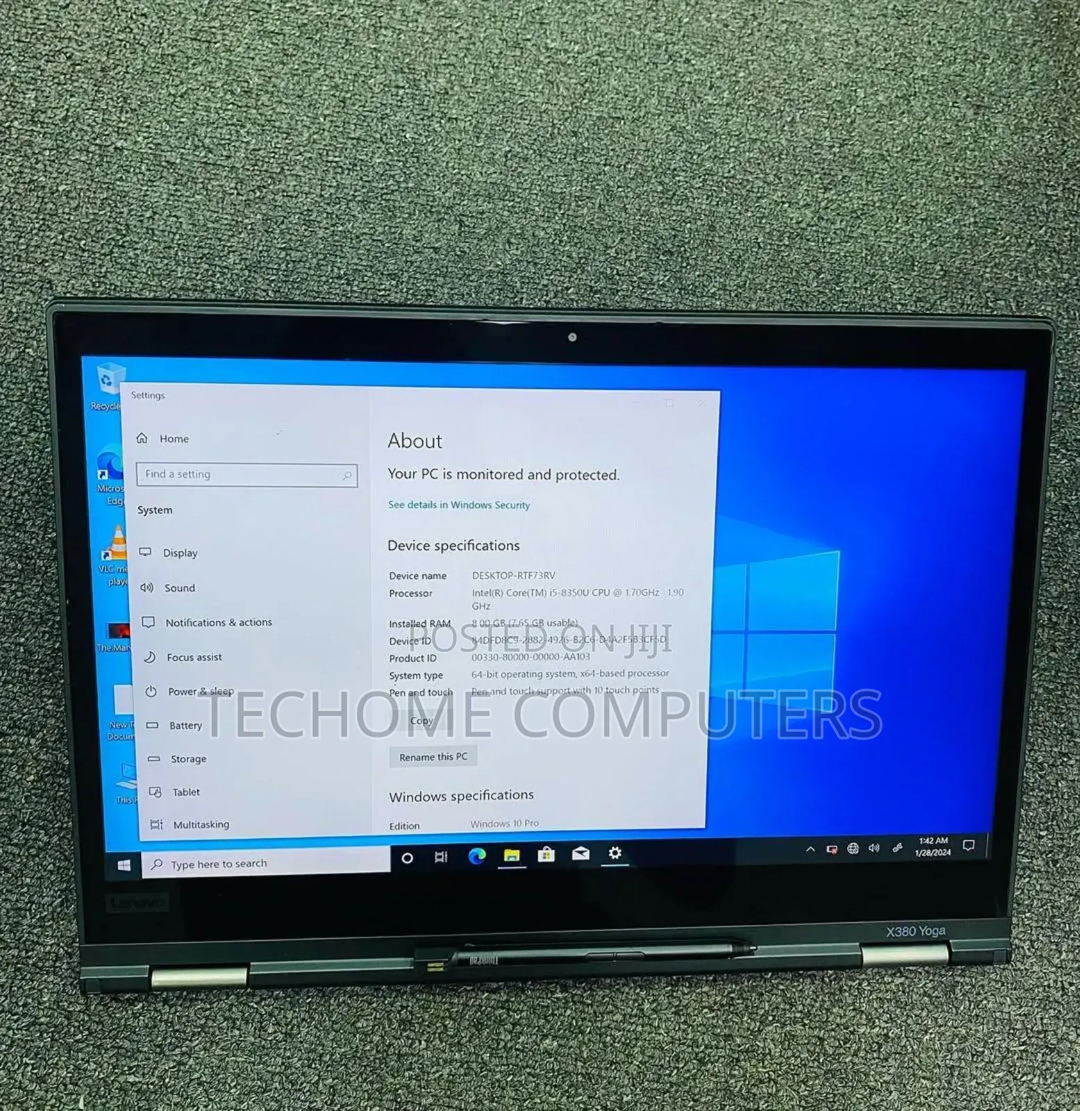 Laptop Lenovo ThinkPad X380 Yoga 8GB Intel Core i5 SSD 256GB
