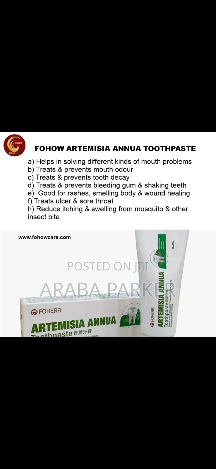 Artesemia Toothpaste