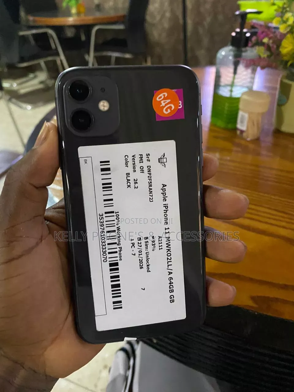 Apple iPhone 11 64 GB Black