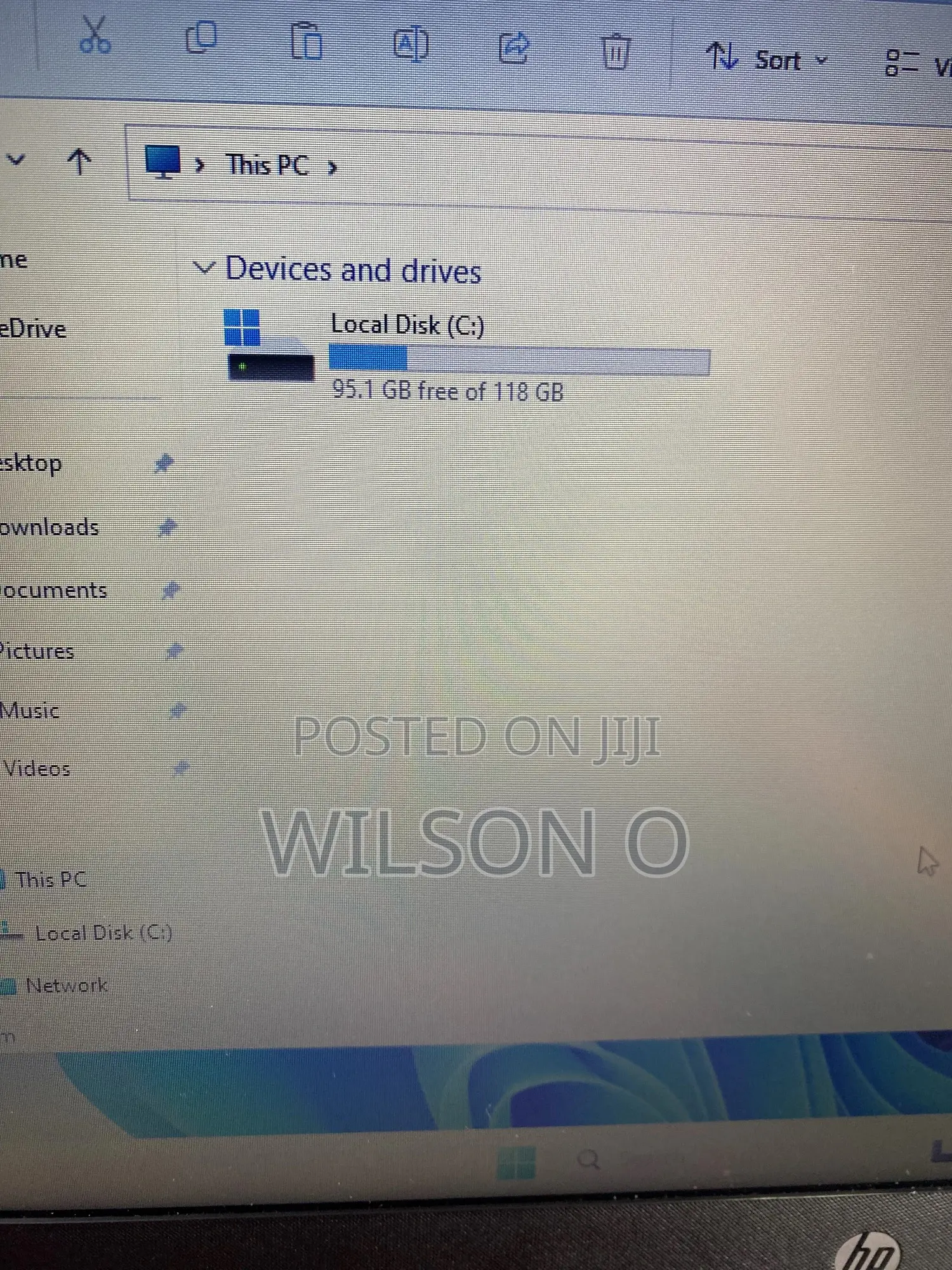Laptop HP 14S 4GB Intel SSD 128GB