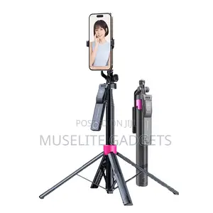 360° Rotation Selfie Stick Tripod - Handheld, Stable, Adjustable