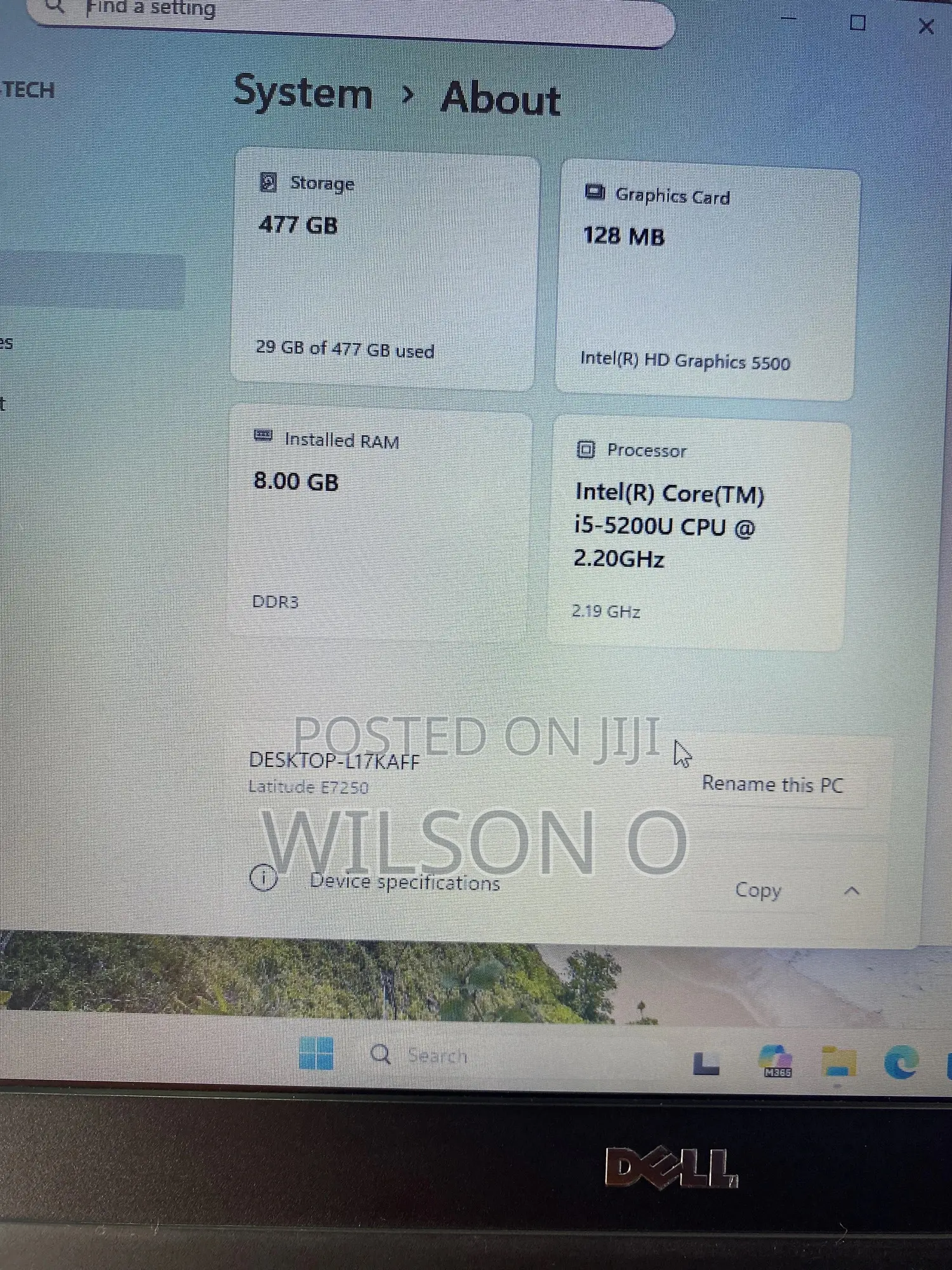 Laptop Dell Latitude 12 7250 8GB Intel Core i5 SSD 512GB