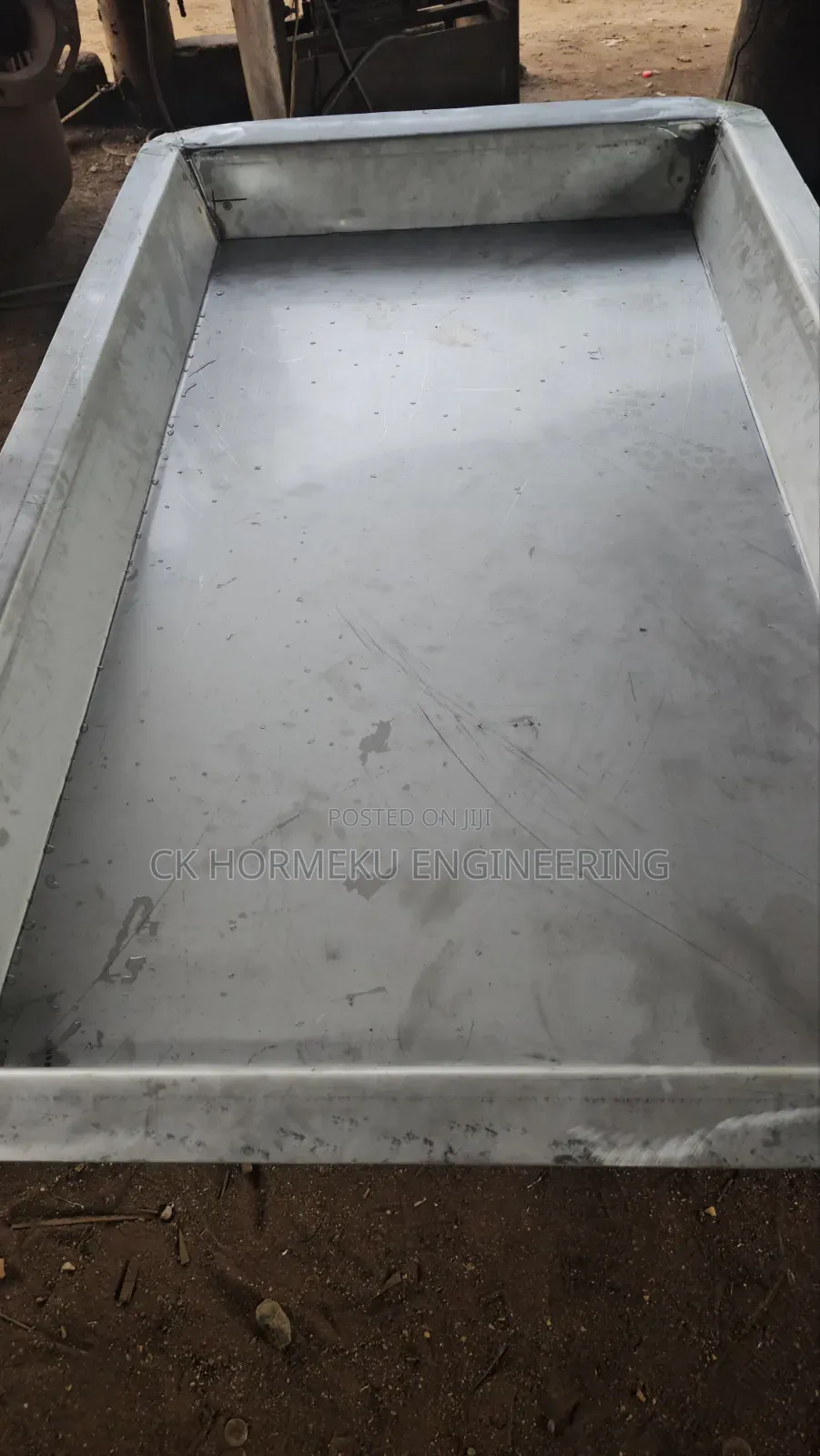 Stainless Steel Gari Frying Pan