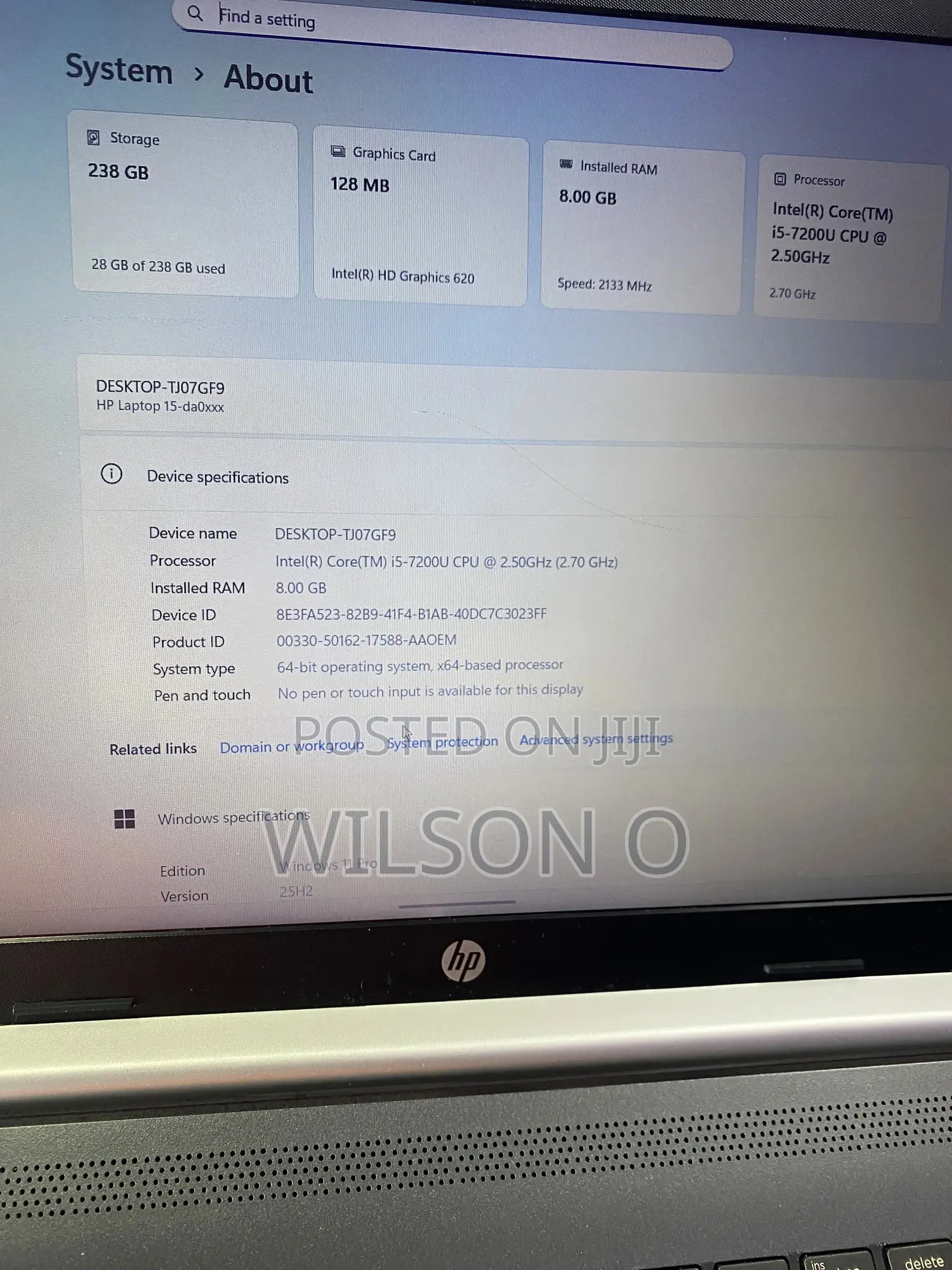 Laptop HP 15 8GB Intel Core i5 SSD 256GB