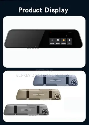 4.5 Inches Touch Screen Dual-view Car Dashcam Recorder Mirror