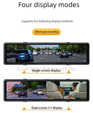 360° Ultra Hd 4-channel Panoramic Monitor Car Dvr With Adas Bsd