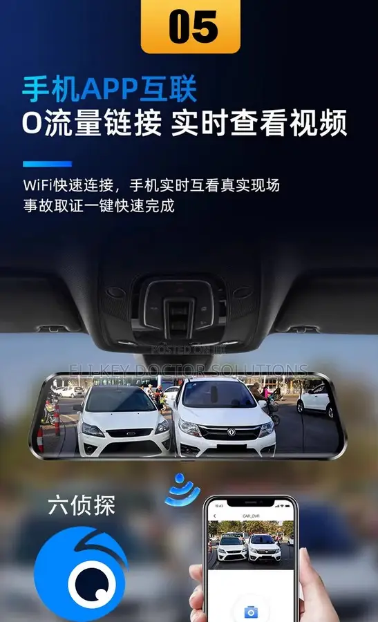 360° Ultra Hd 4-channel Panoramic Monitor Car Dvr With Adas Bsd