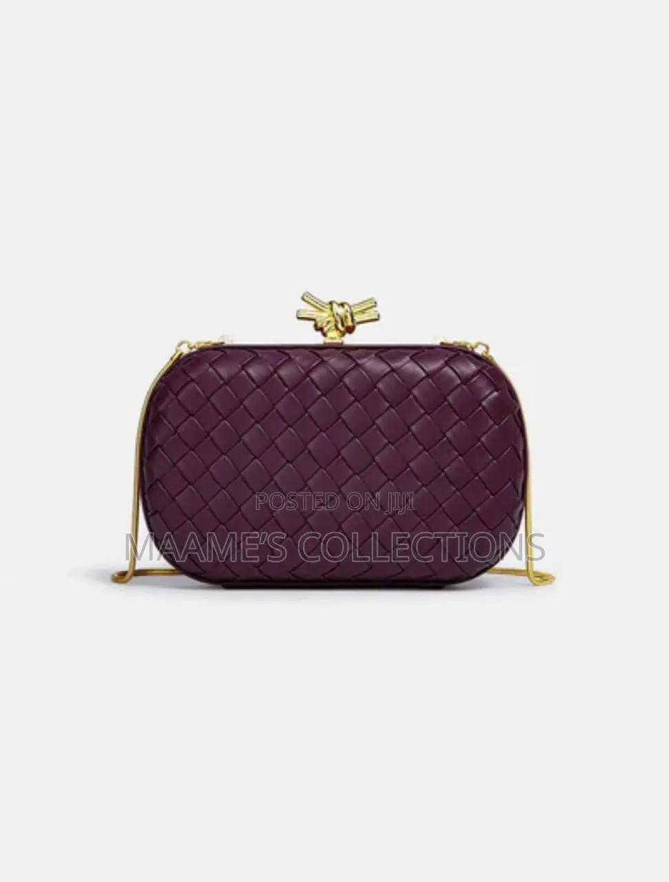 Bottega Veneta Knot Minaudière Ladies Clutch Bag ( Comes With a Box)