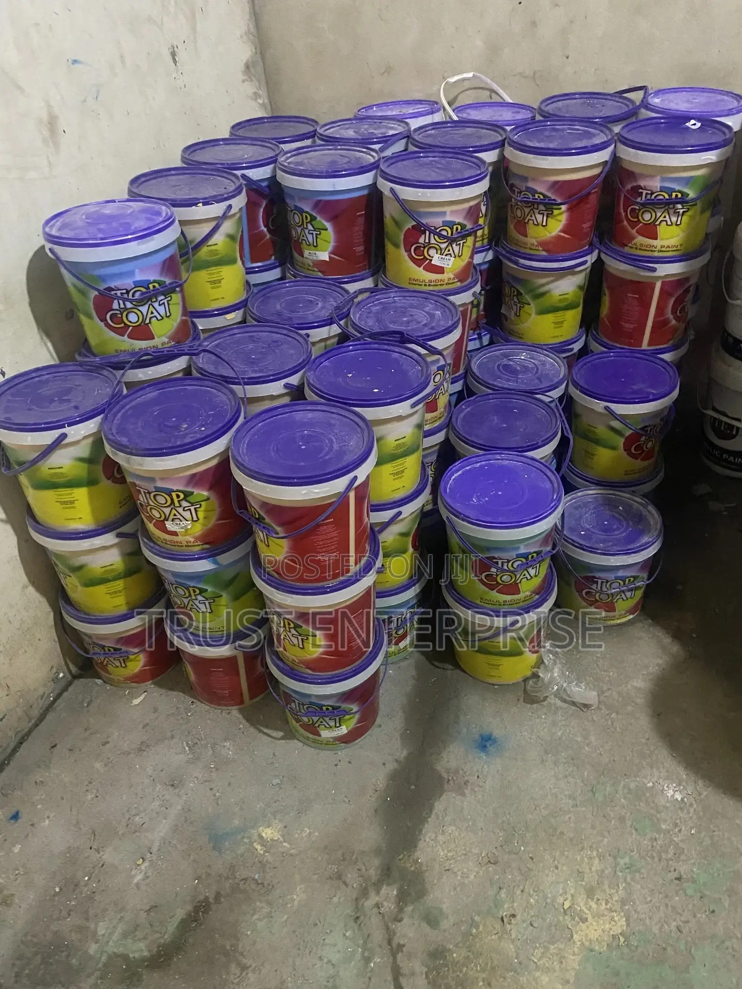 Top Coat Bucket, Oil (Wholesale)