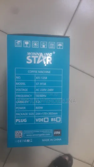 Wnning Star Coffee Maker.1.2liters