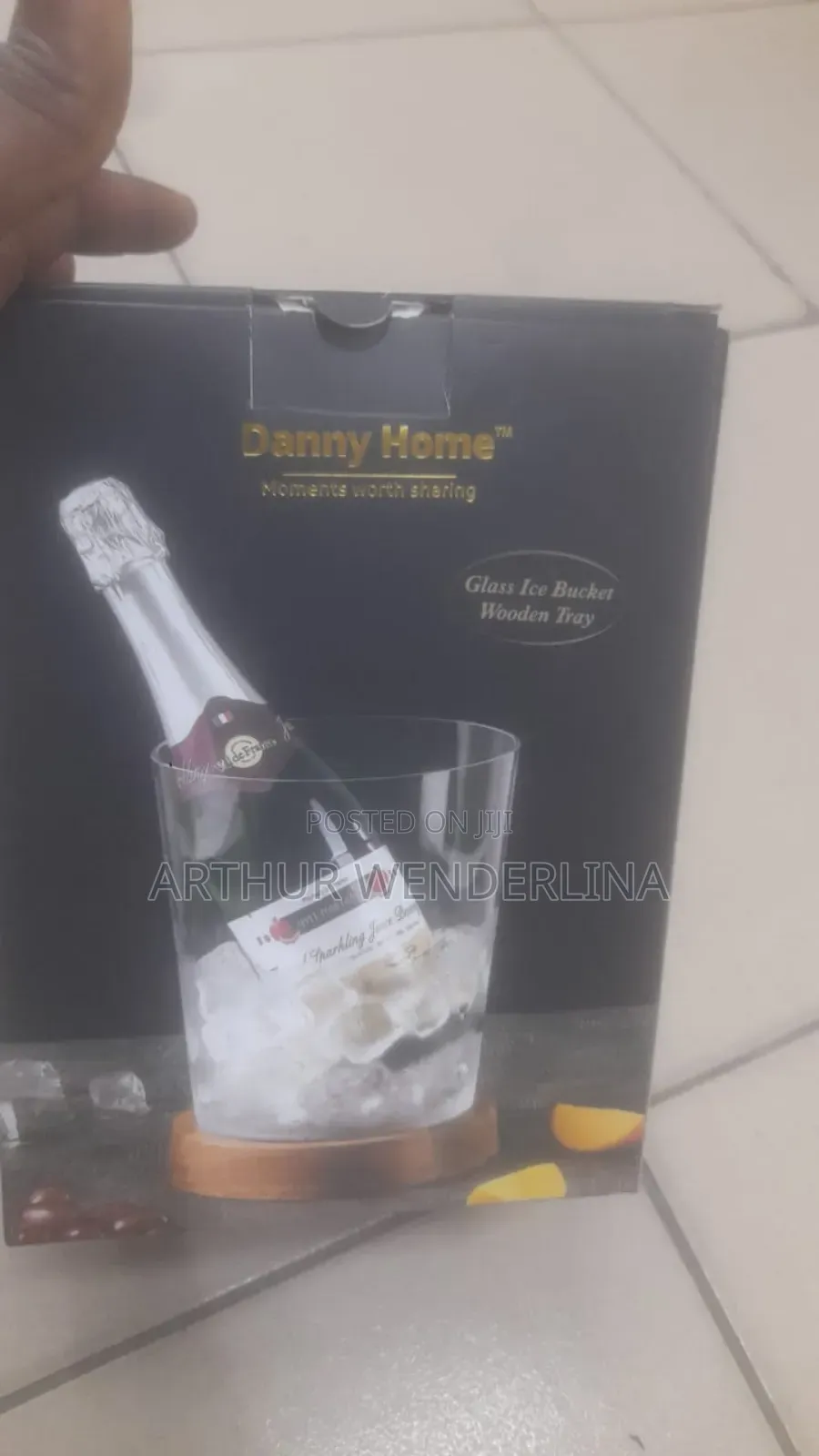 Danny Home Glass Bowl for Ice Cubes