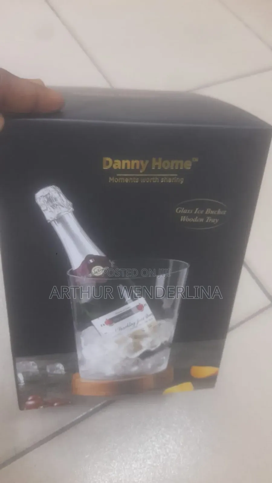Danny Home Glass Bowl for Ice Cubes