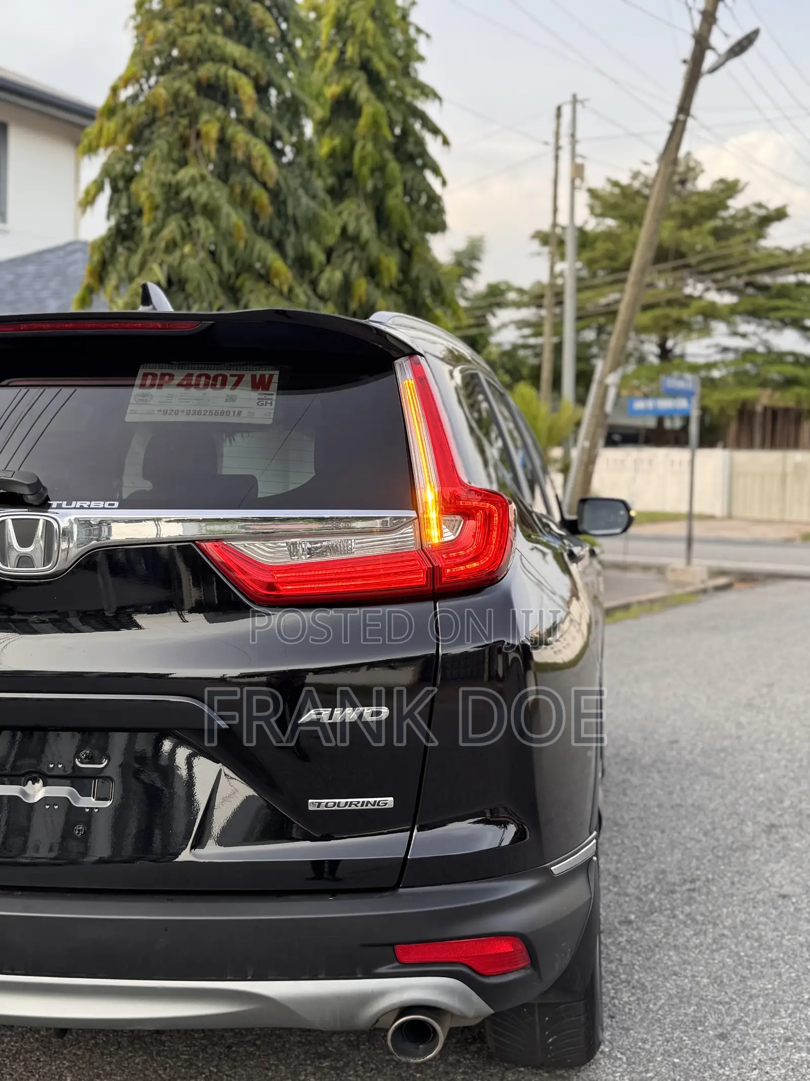 Honda CR-V Touring AWD 2018 Black