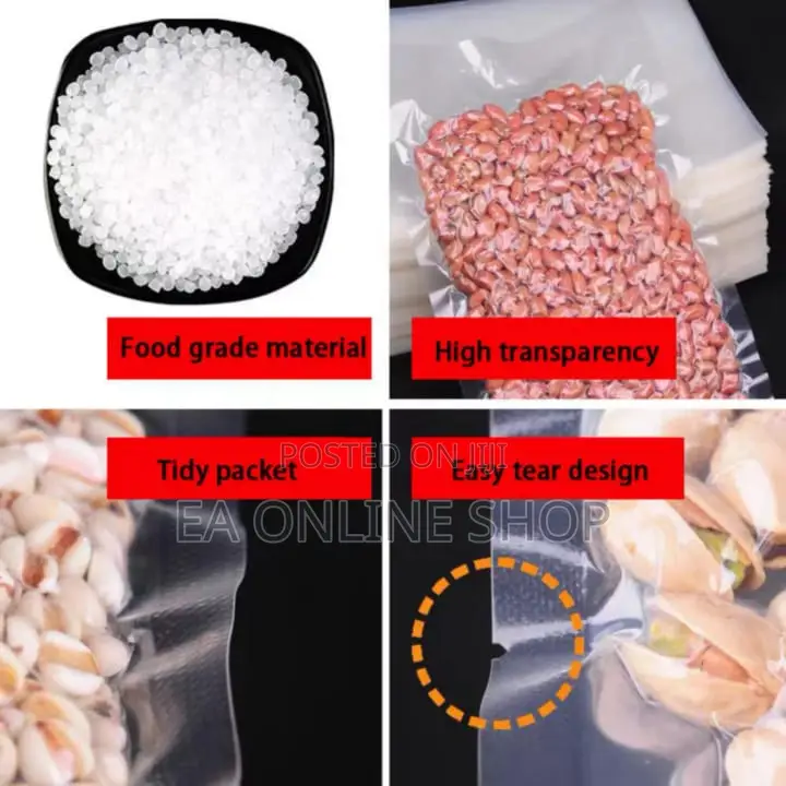 Medium Vacuum Storage Bags 20cm X 30cm - 50 Pieces.