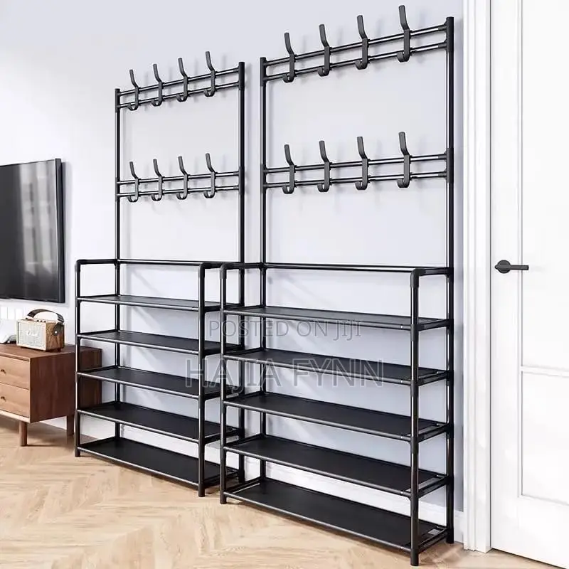 Multi-Functional Shoe Rack With Hangers