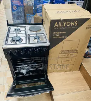 Ailyons 4 Burner Gas Stove With Oven 50*50