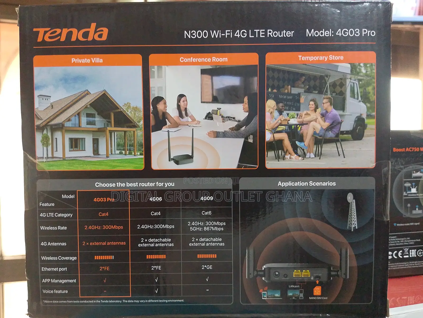 Tenda N300 Wi-Fi 4g Lte Sim Card Router