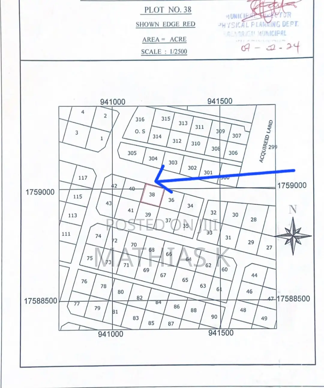 1 Plot of Land in Bogkurugu Close to the Tamale Airport.