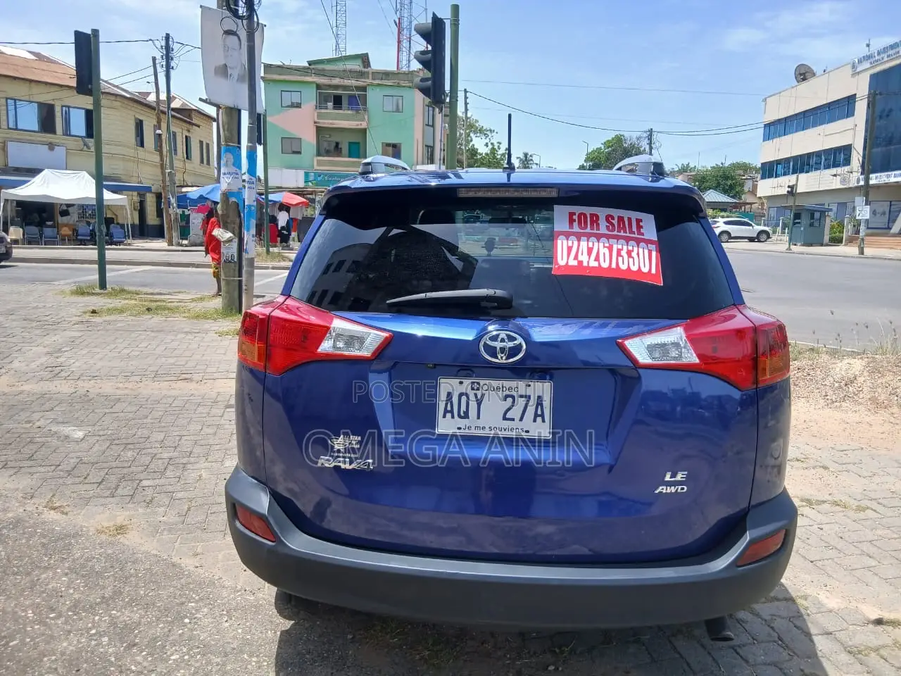 Toyota RAV4 LE AWD (2.5L 4cyl 6A) 2016 Blue