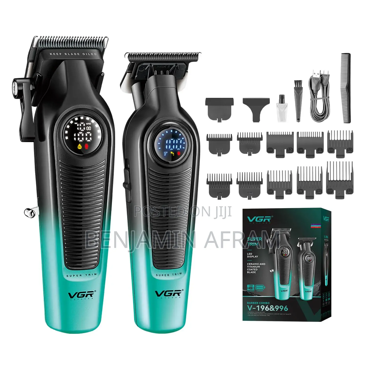 Professional Barber Combo VGR Hair Clippers