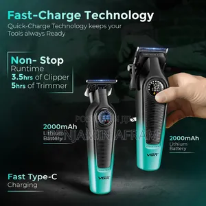 Rechargeable VGR Combo Hair Clippers v-196 996