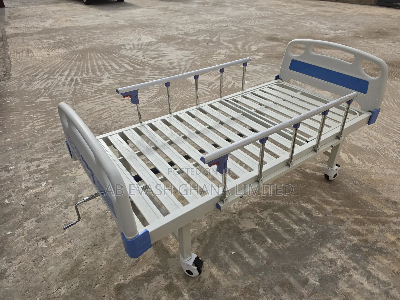 Crank Hospital Bed With Mattress