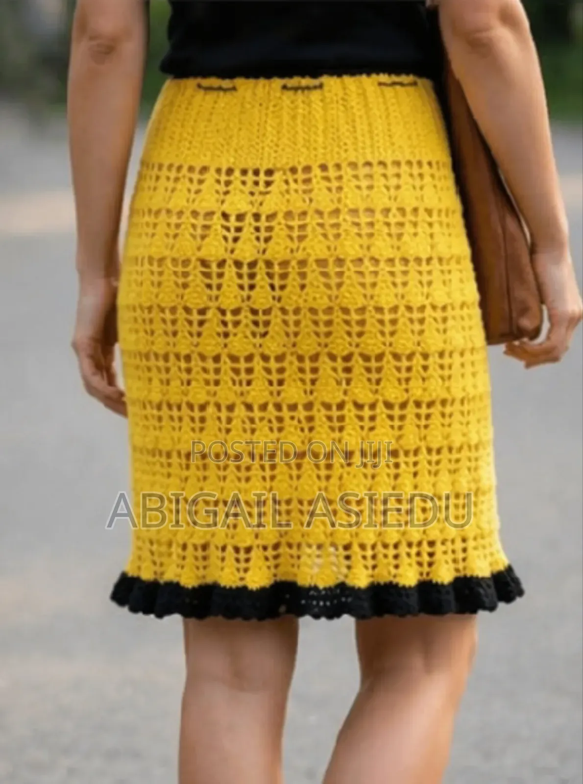 Handmade Crochet Ruffle Skirt – Elegant Stylish
