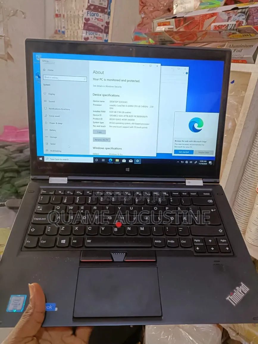 Laptop Lenovo ThinkPad L13 Yoga 8GB Intel Core i7 SSD 512GB