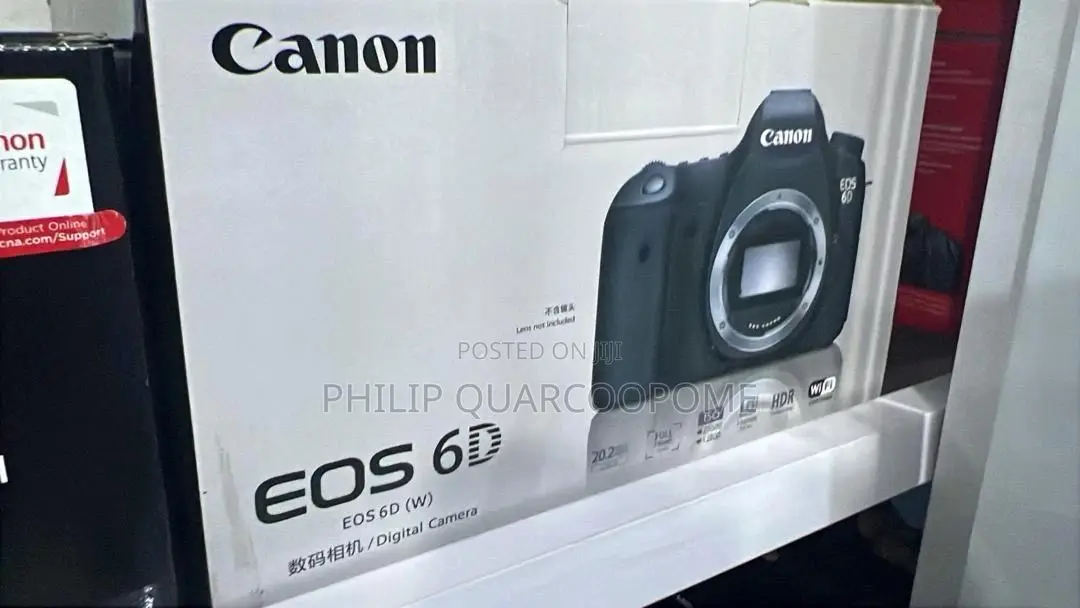 Canon 6d Dslr With 50mm Lens