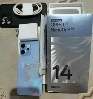 New Oppo Reno14 F 512 GB Gray
