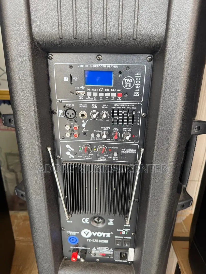 Voyz 2000w Double Rechargeable Speaker