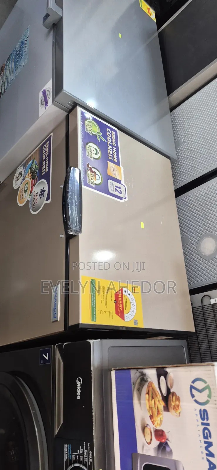 Nasco Stainless Steel Freezer 150l