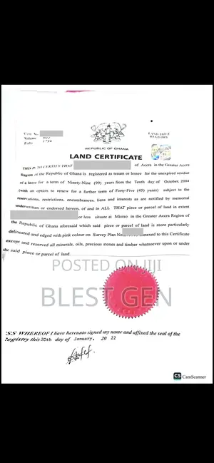 Titled Land For Sale In Miotso-prampram– Invest In A Fast Growing Area